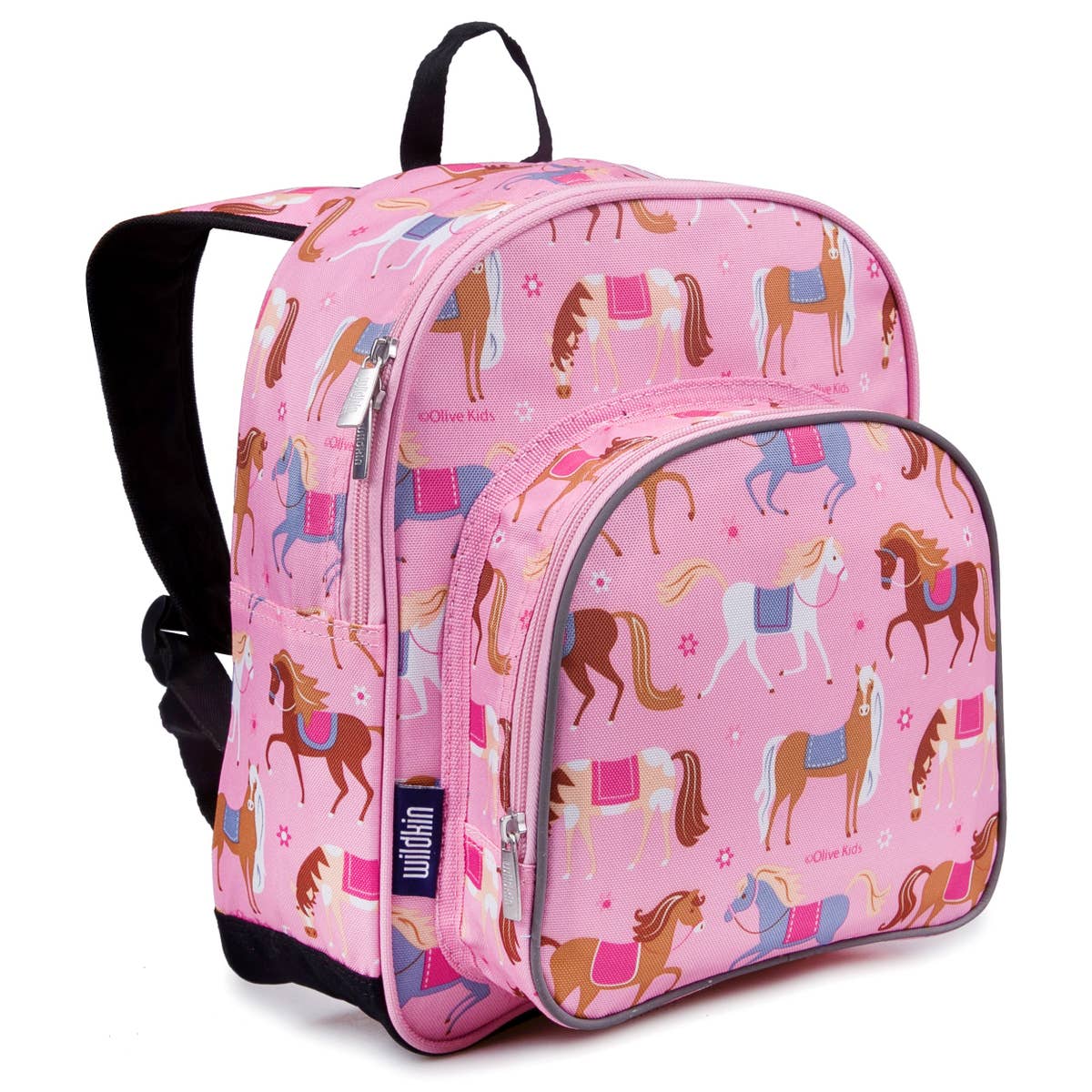 Wildkin 12 inch Backpack - Pink Horses