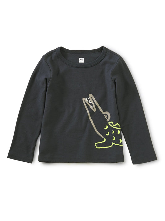 Tea Collection Awesome Alligator Graphic Baby Tee