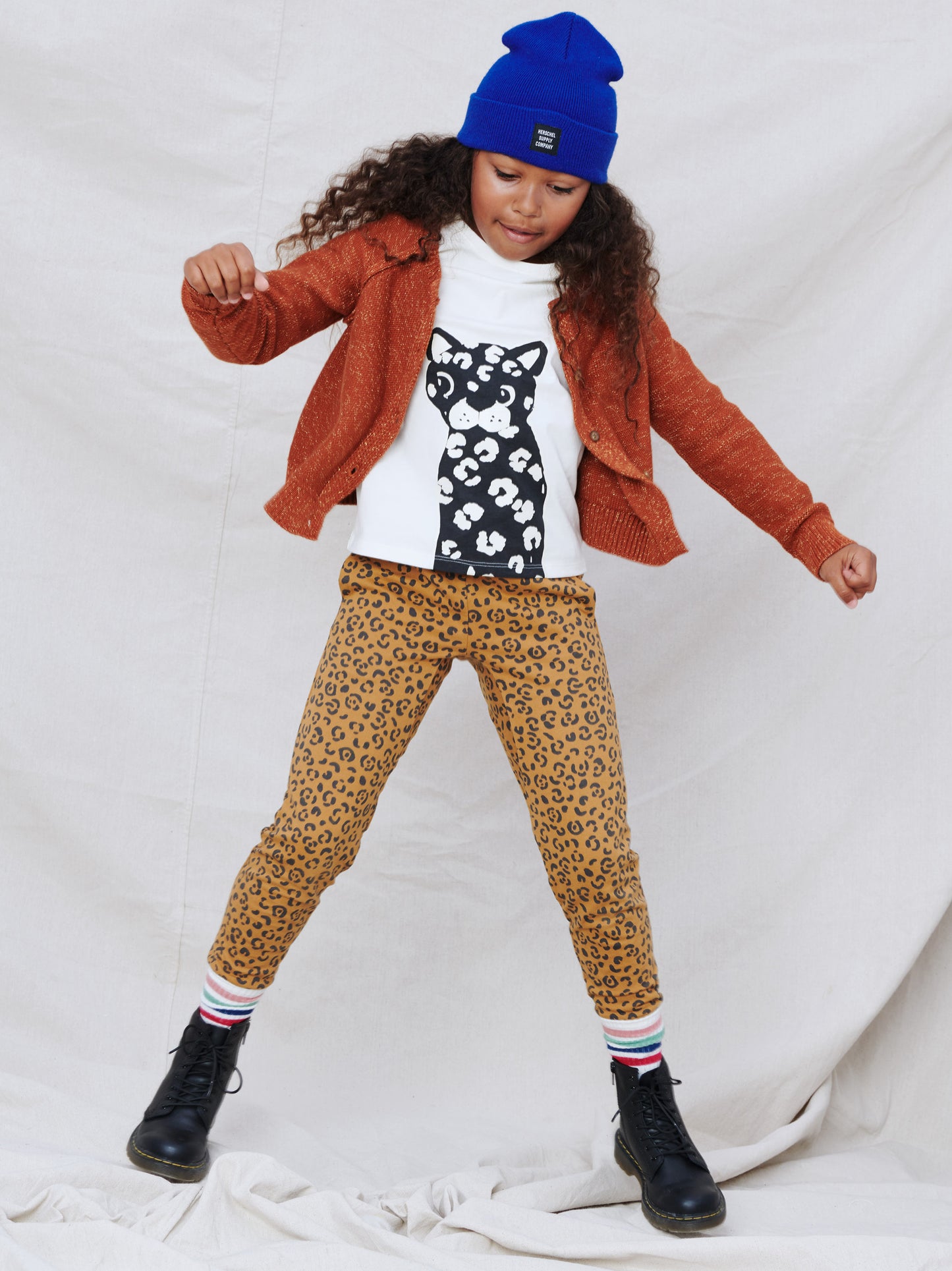 Tea Collection French Terry Joggers - Jungle Jaguar