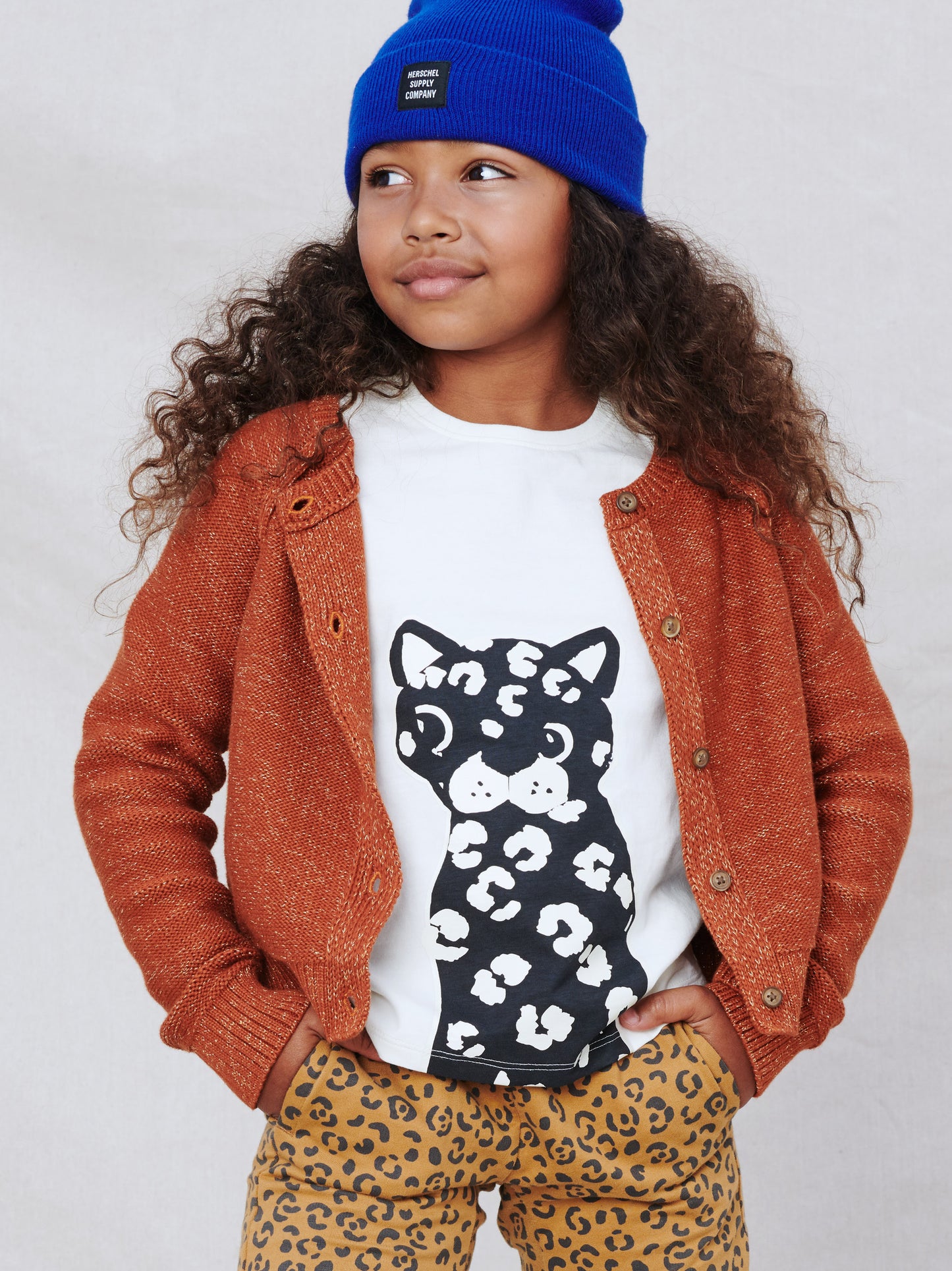 Tea Collection Wild Cat Glow Graphic Tee