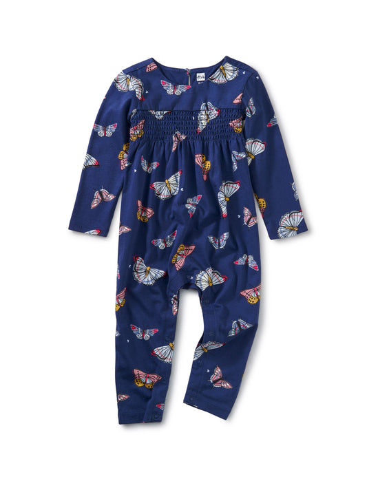 Tea Collection Butterfly Smocked Romper