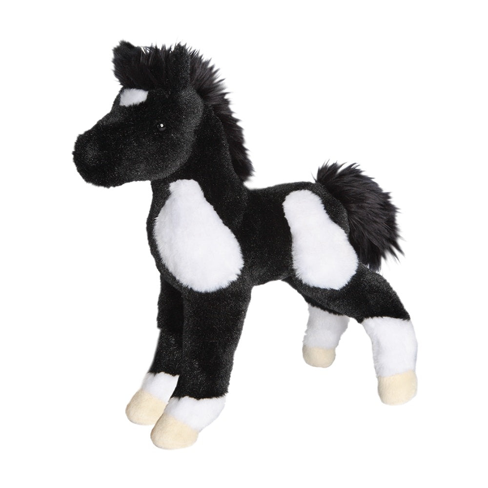 Runner Black & White Paint Foal - Douglas Toy