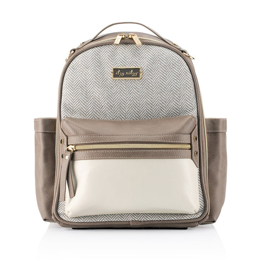 Itzy Ritzy Mini Backpack Diaper Bag - Vanilla Latte