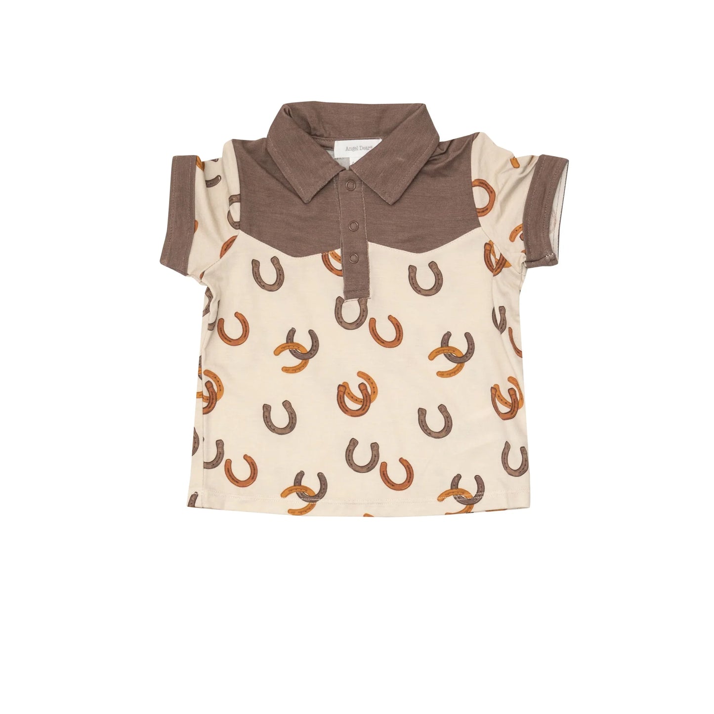 Lucky Horseshoe Cowboy Polo & Short Set