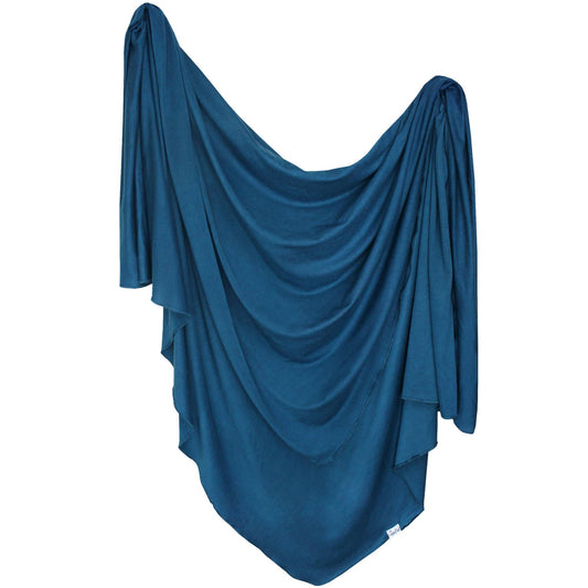 Knit Swaddle Blanket | River