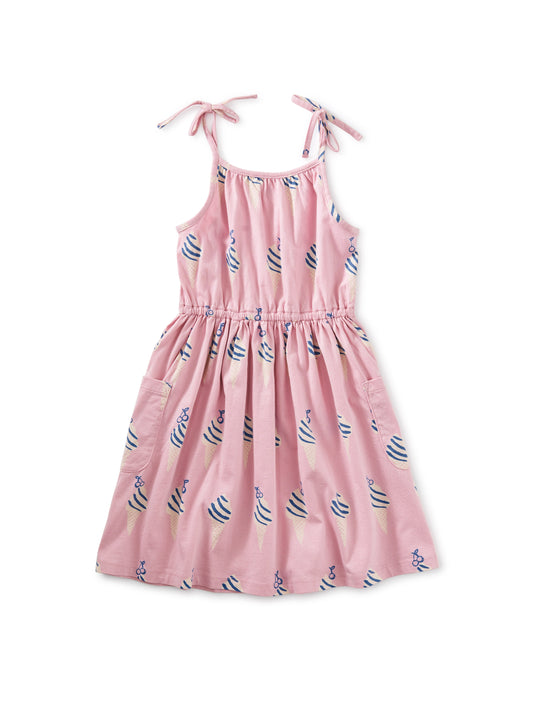 Tie Shoulder Dress - Gelado