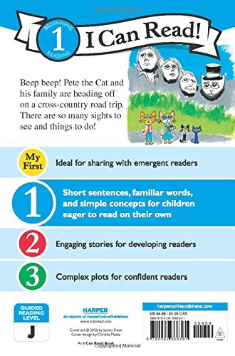 Pete the Cat's Family Road Trip - Level 1 - I Can Read Books