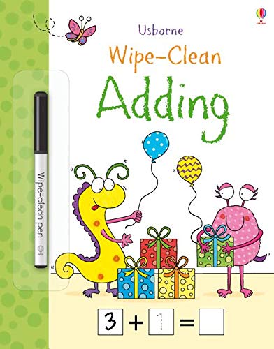 Wipe-Clean: Adding by Usborne