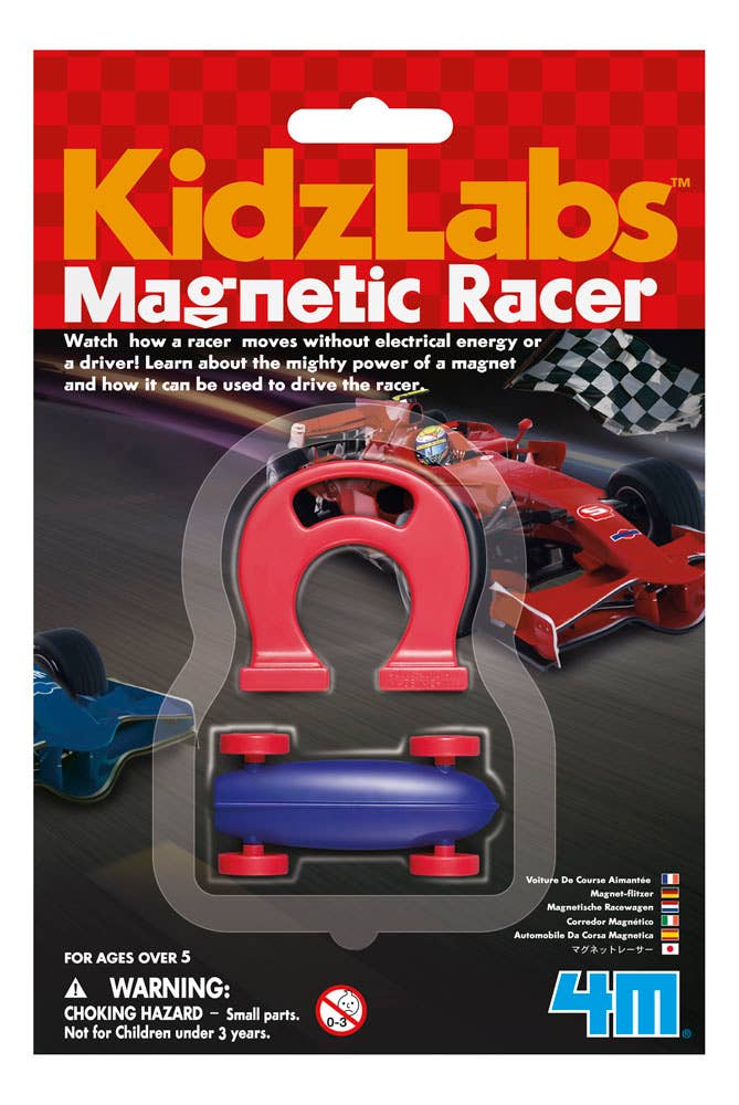 4M KidzLabs Mighty Magnetic Racer DIY Kit