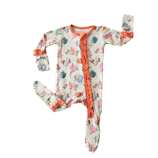 Pumpkin Patch Ruffle Footsie