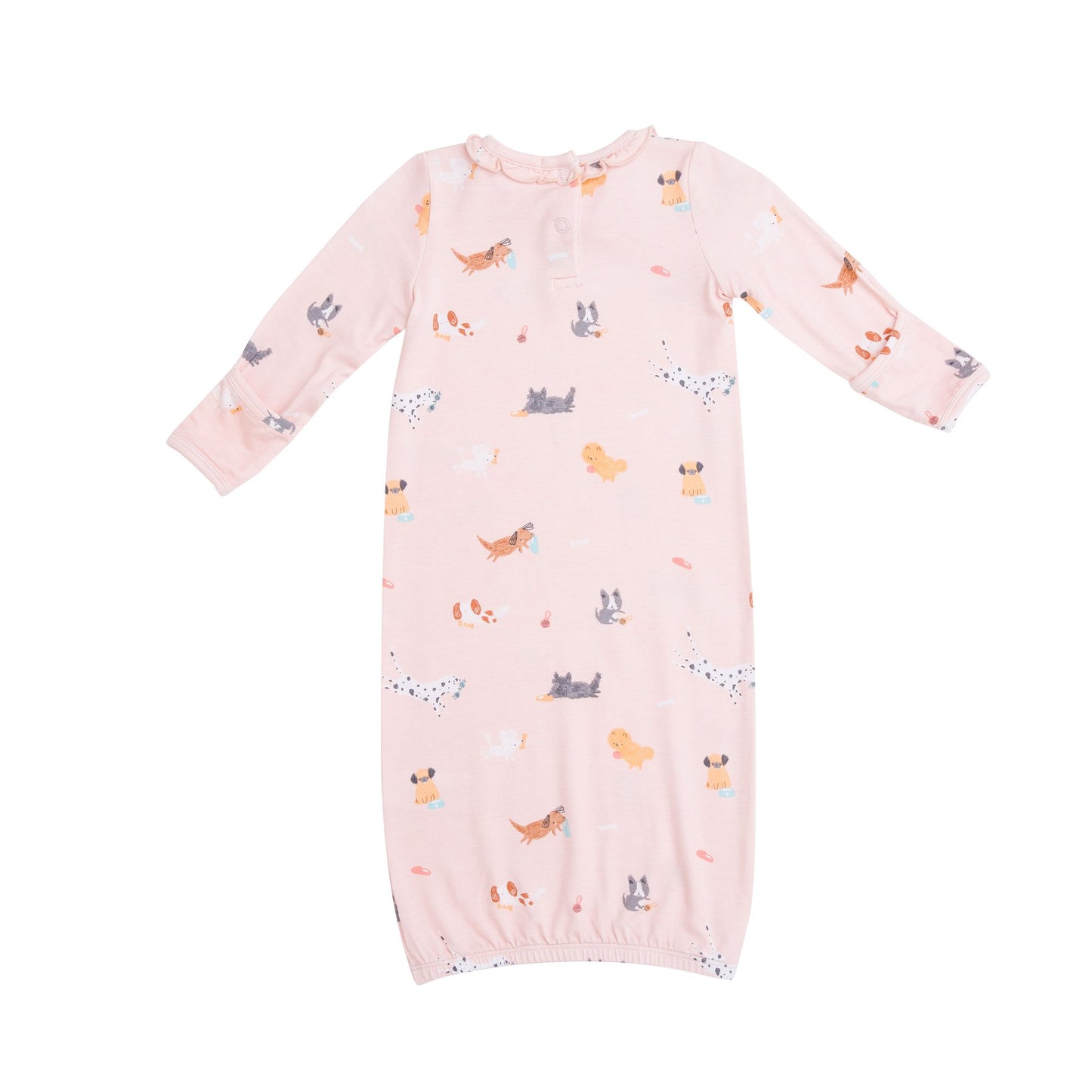 Puppy Play Kimono Gown Pink