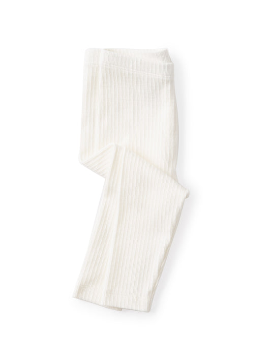 Pointelle Baby Leggings - Chalk