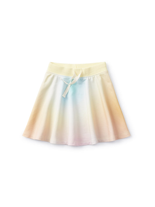 Drawstring Twirl Skirt - Rainbow Gradient