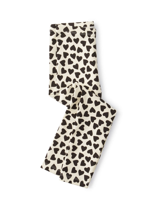 Printed Leggings - True Hearted in Pelican