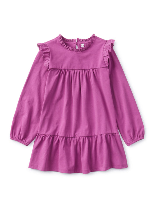 Long Sleeve Babydoll Dress - Passionfruit