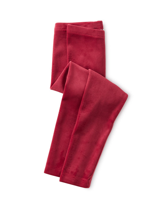 Velour Leggings - Red Wagon