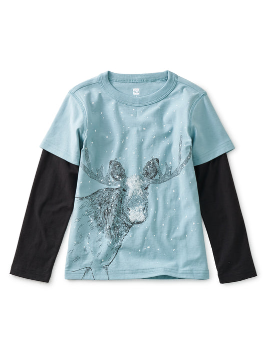 Moose Layered Graphic Tee
