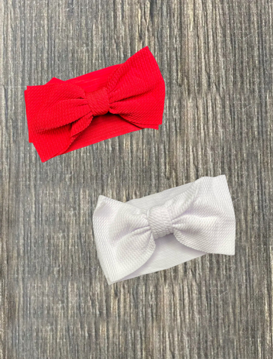Textured Double Bow Headband