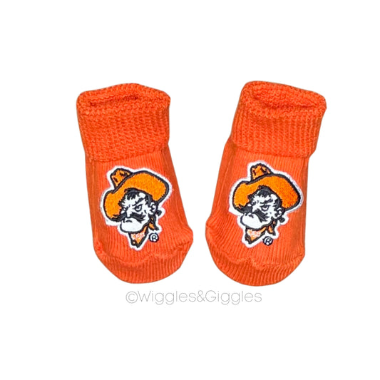 Gift Box Bootie - Orange - Pistol Pete