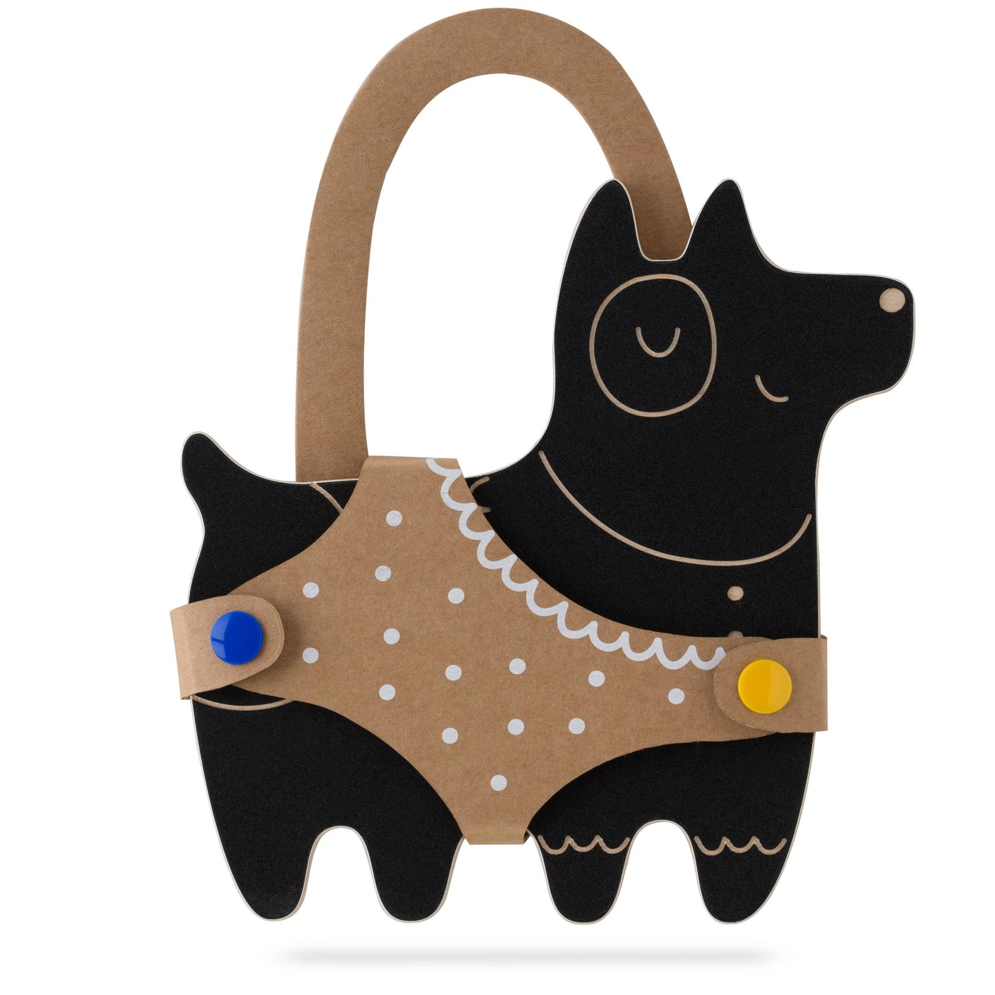 Dog Shaped Chalk Board with Chalk