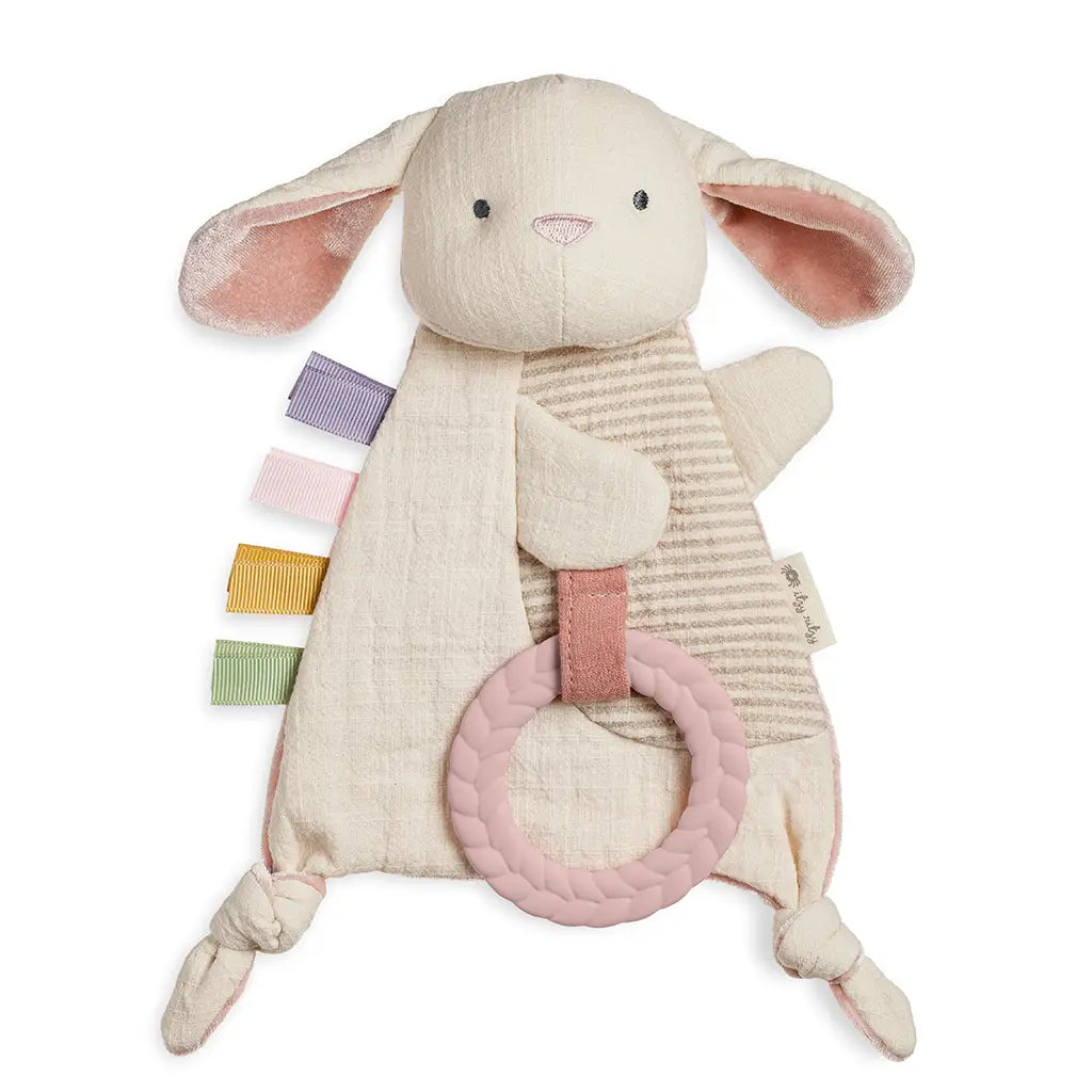 Bunny Crinkle Toy with Teether