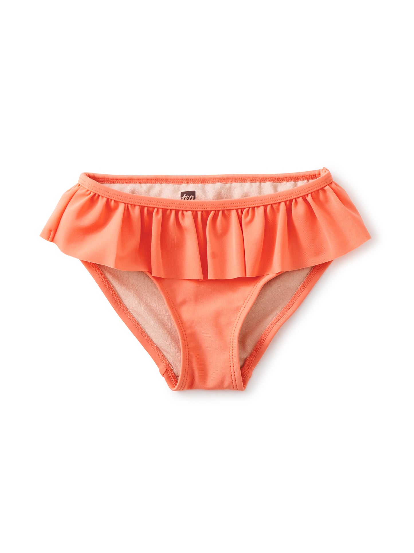 Butterfly Glow Tankini with Peach Blossom Ruffled Bikini Bottoms