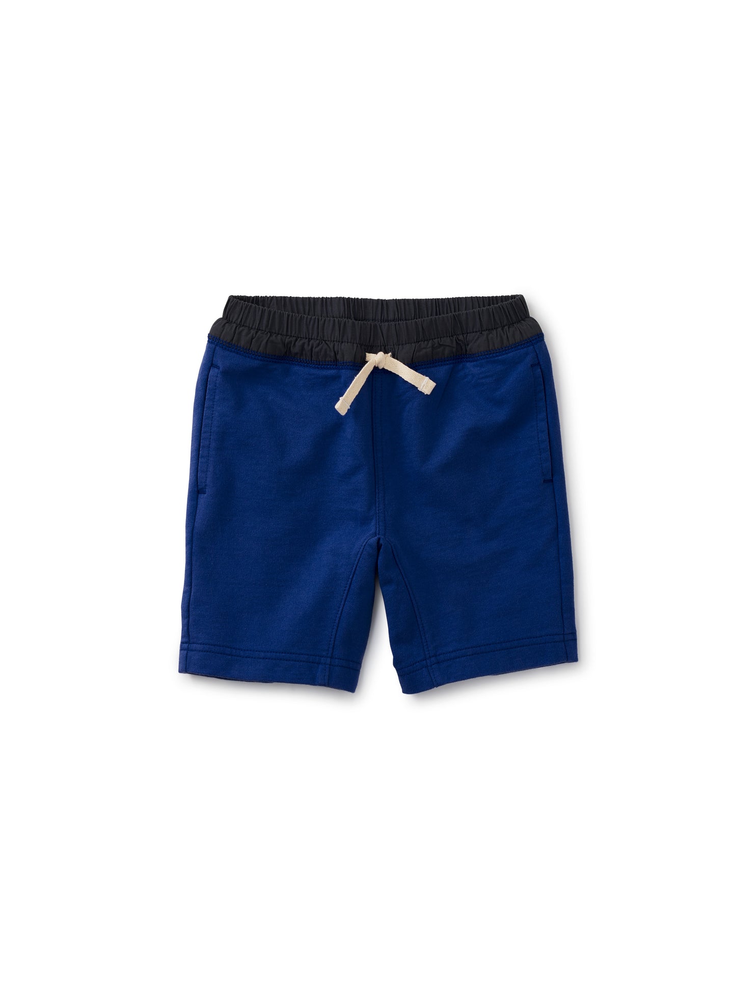 Cosmic Blue Tie Waist Beach Shorts