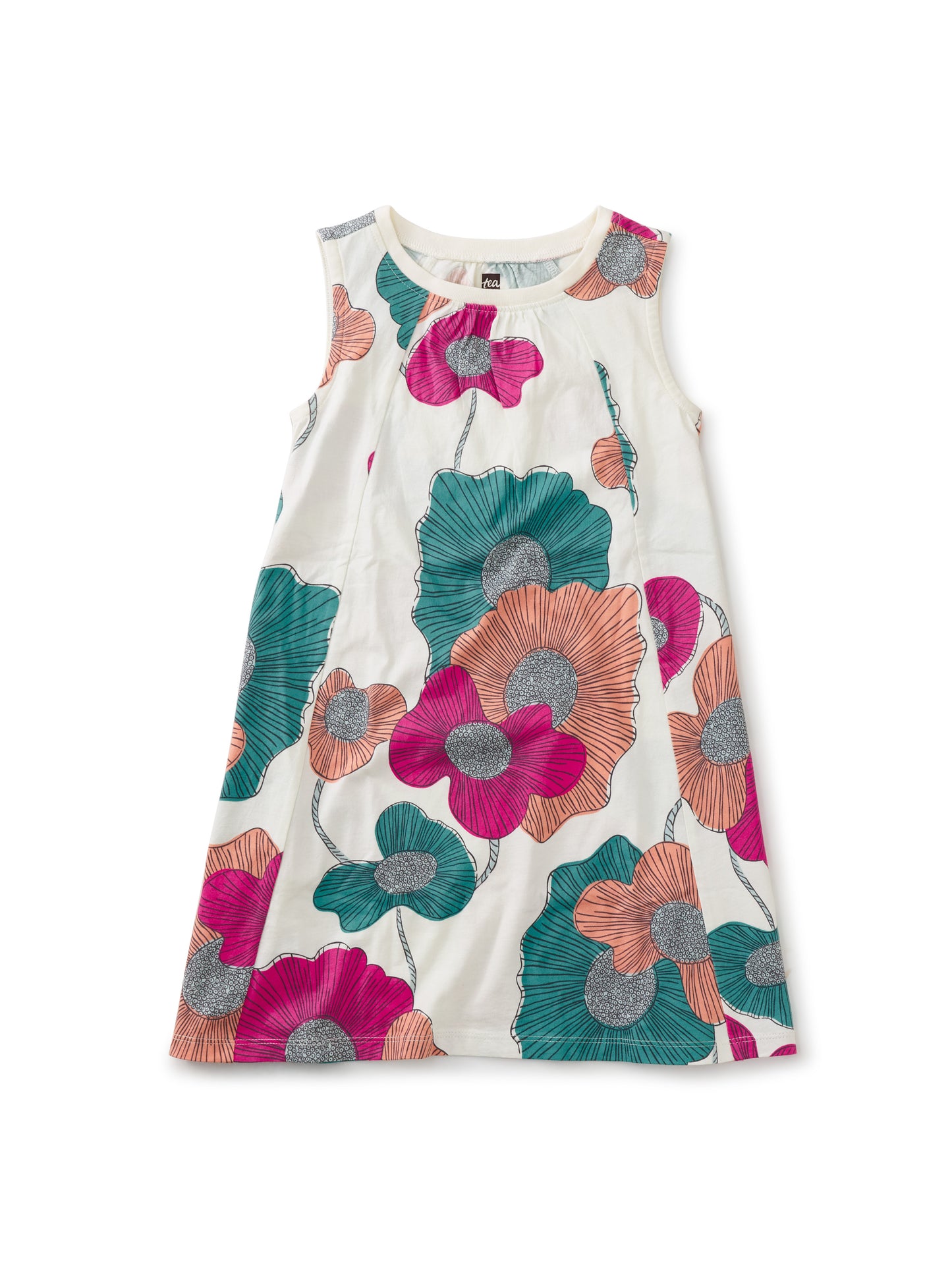 Surf Floral Trapeze Dress