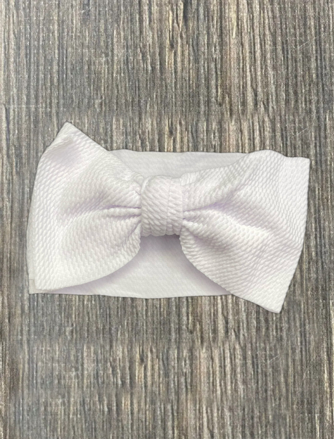 Textured Double Bow Headband