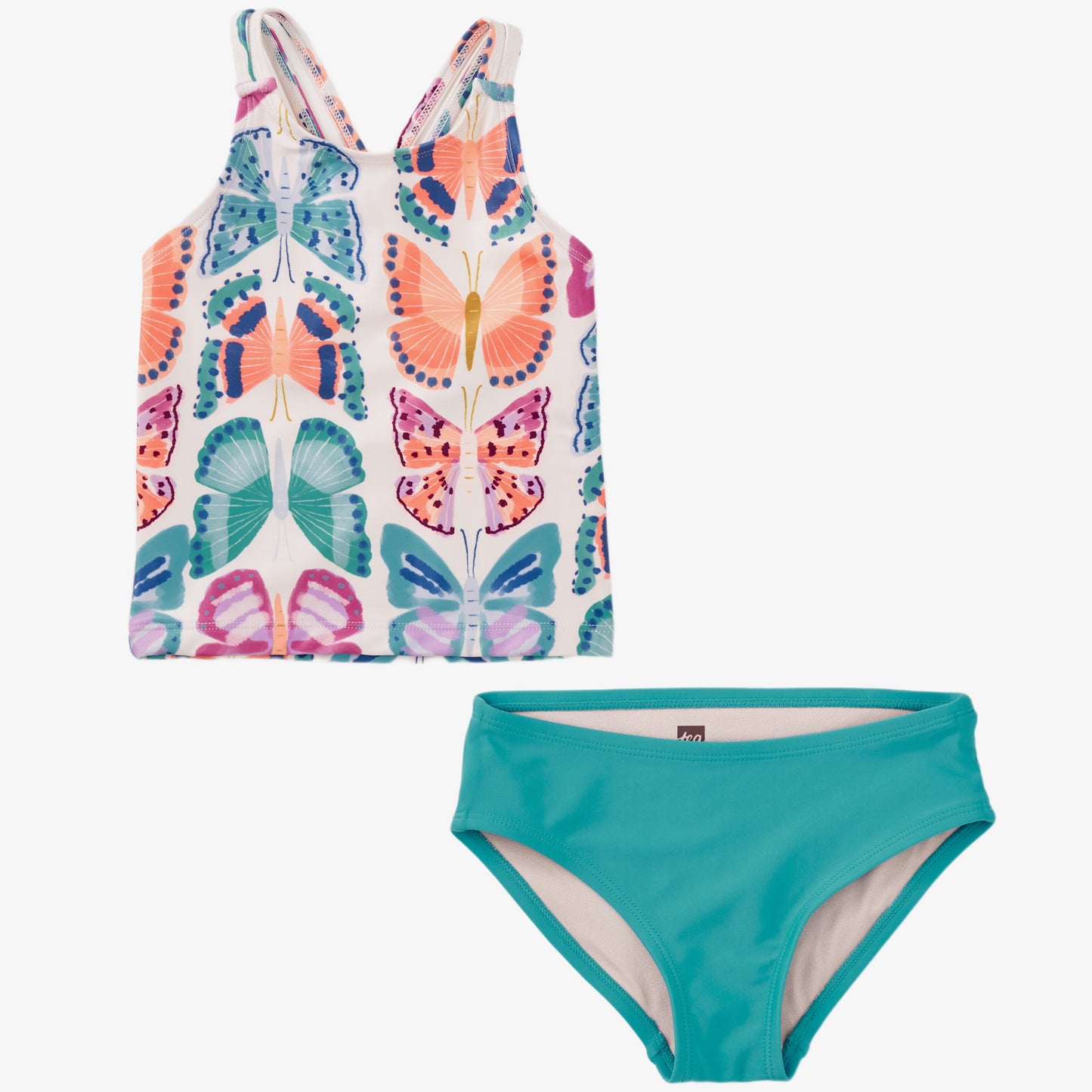 Mariposas Pintadas Tankini Top/Ocean Breeze Bikini Bottoms