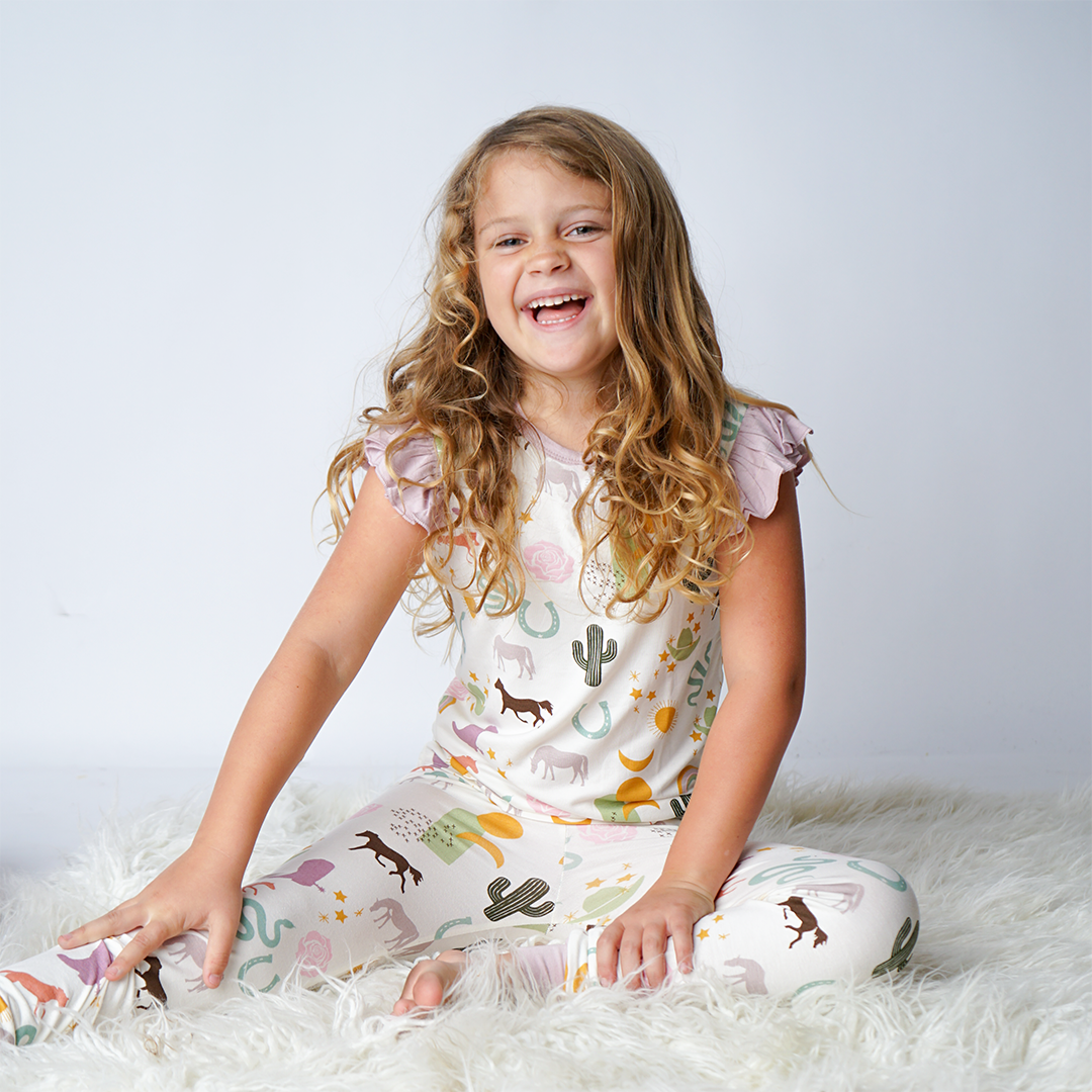 Wild and Free Bamboo Toddler Pajama Set
