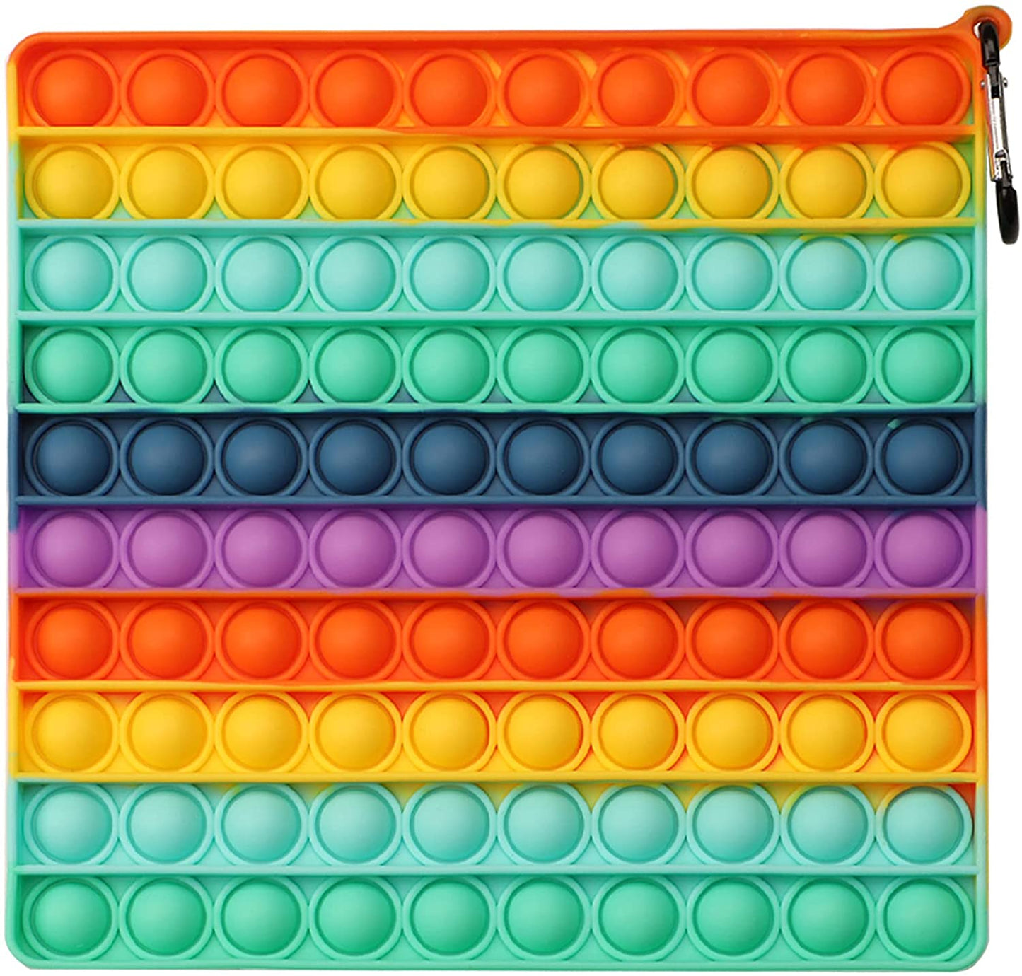 Big Rainbow Square Pop Fidget Toy