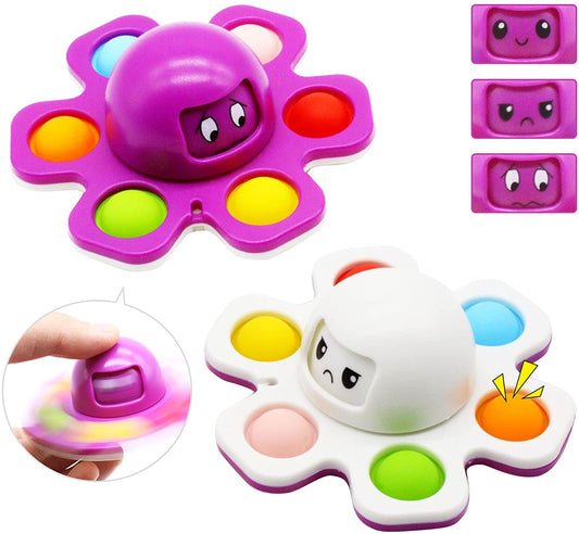 Octopus Pop Floor Spinner Fidget Toy