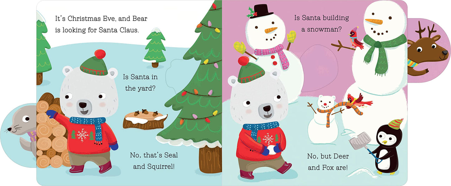 Bear Looks for Santa Claus Board Book