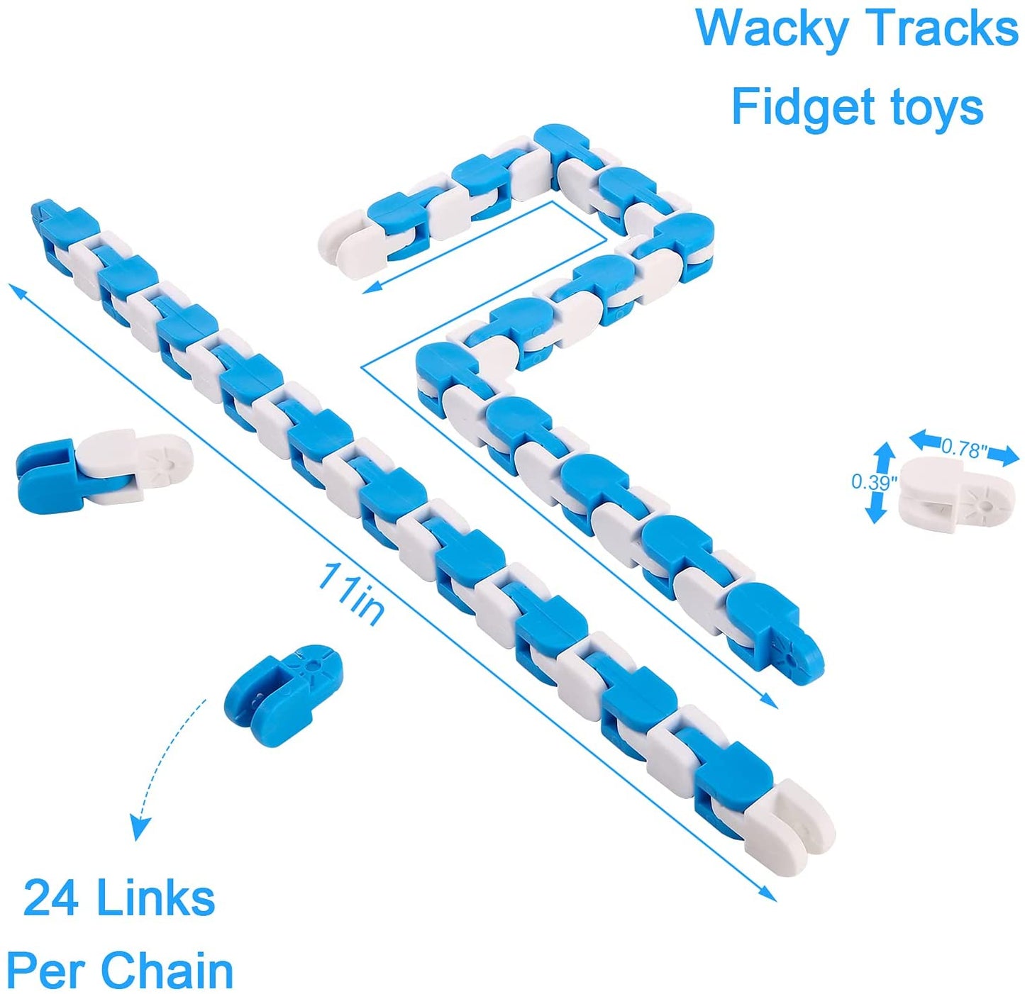 CLICK & SNAP (Wacky Tracks) Fidget Chain
