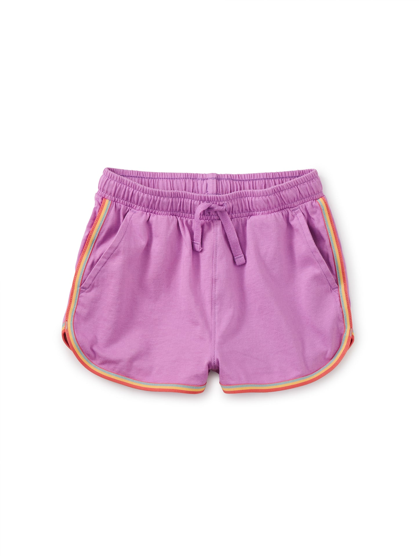 African Violet Rainbow Binding Track Shorts