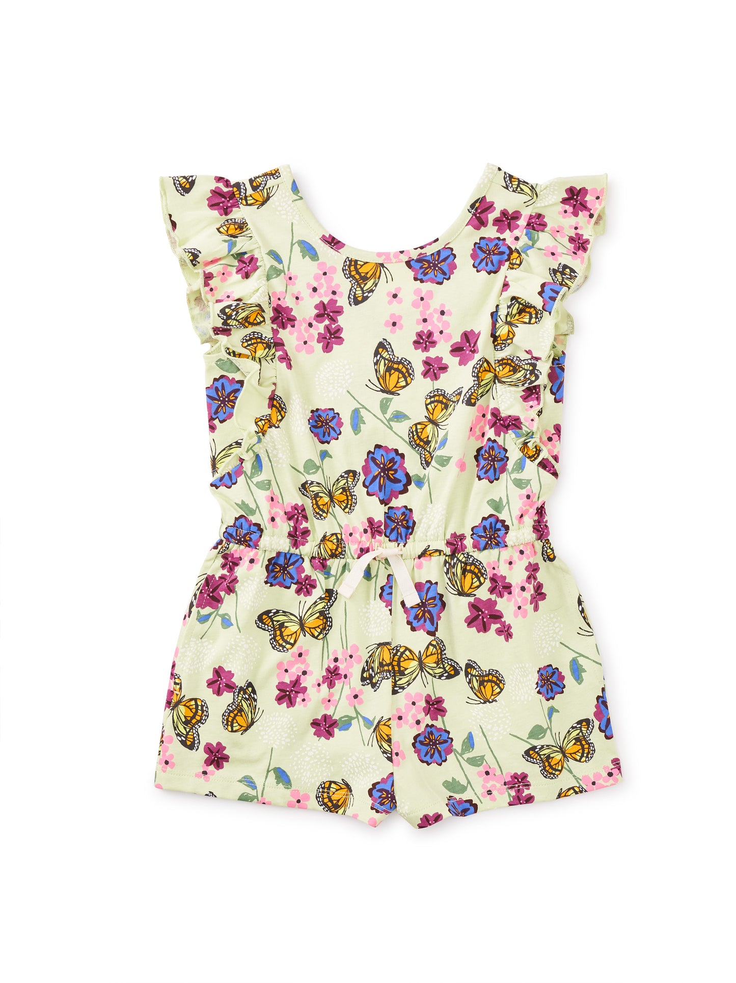 Monarchs in the Cosmos Flutter Sleeve Romper