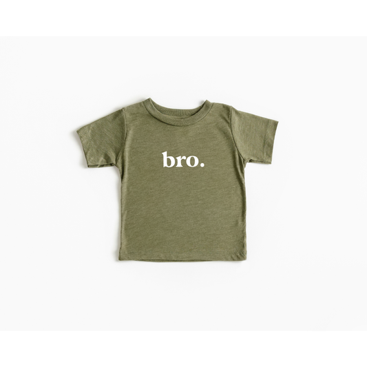 bro. - Tee in Military Green