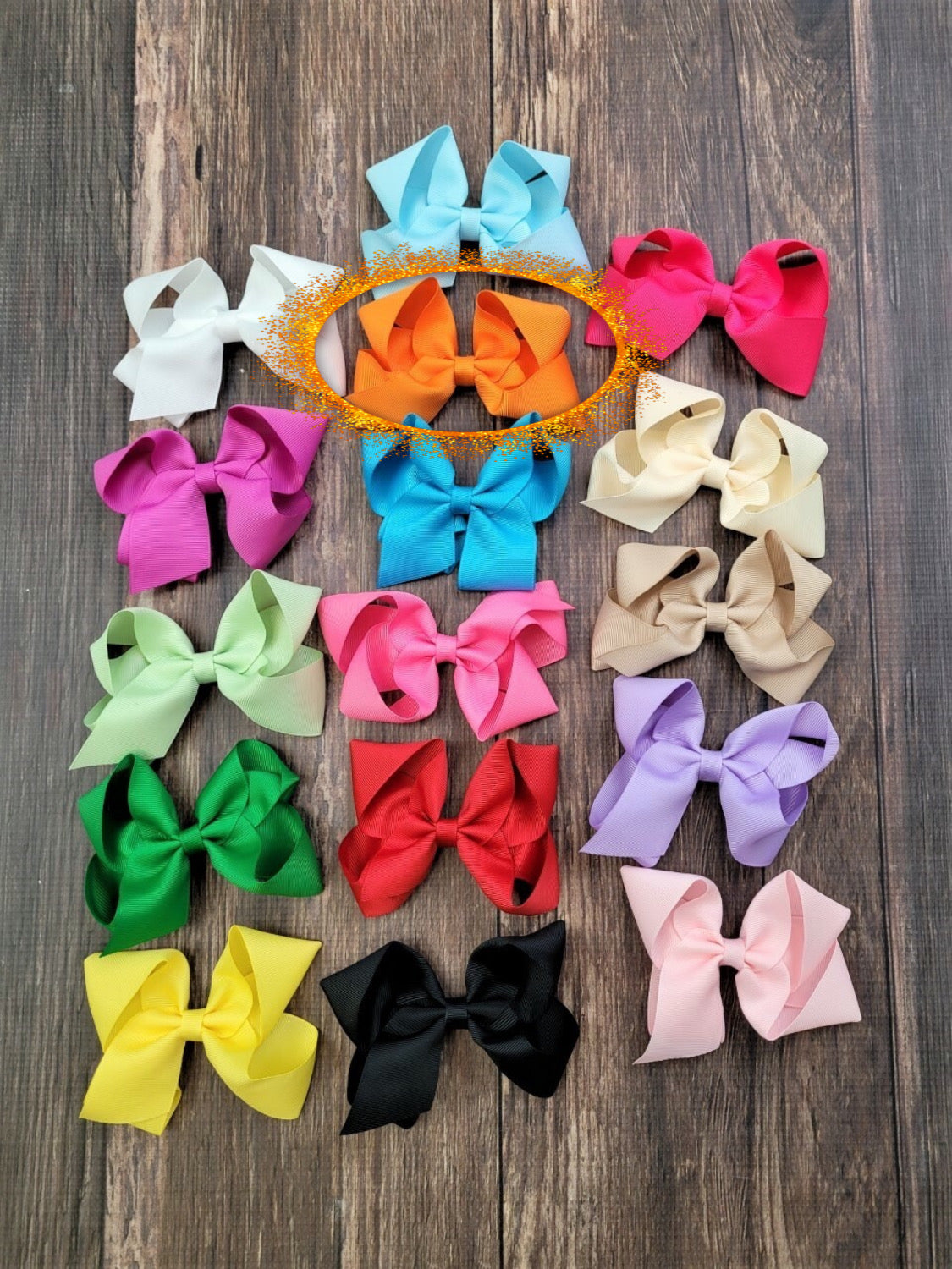 Solid Looped Knot Boutique Hair Bow