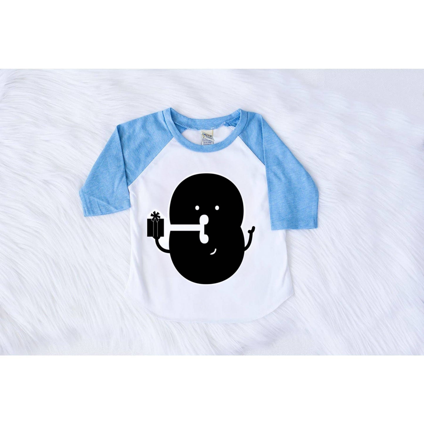 Mr. Three Birthday Shirt - Blue