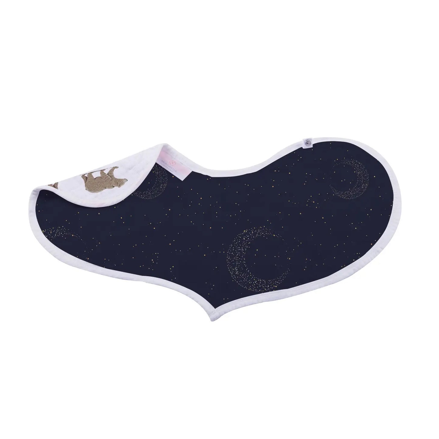 Goodnight Bear Bamboo Burp-Bib - Set of 2