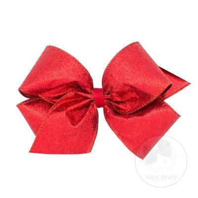 Wee Ones King Party Glitter Hair Bow