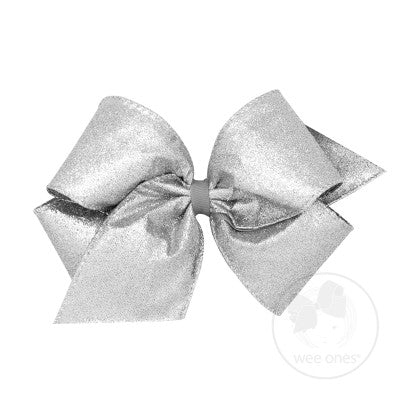 Wee Ones King Party Glitter Hair Bow