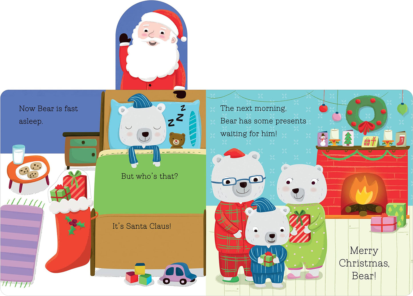 Bear Looks for Santa Claus Board Book