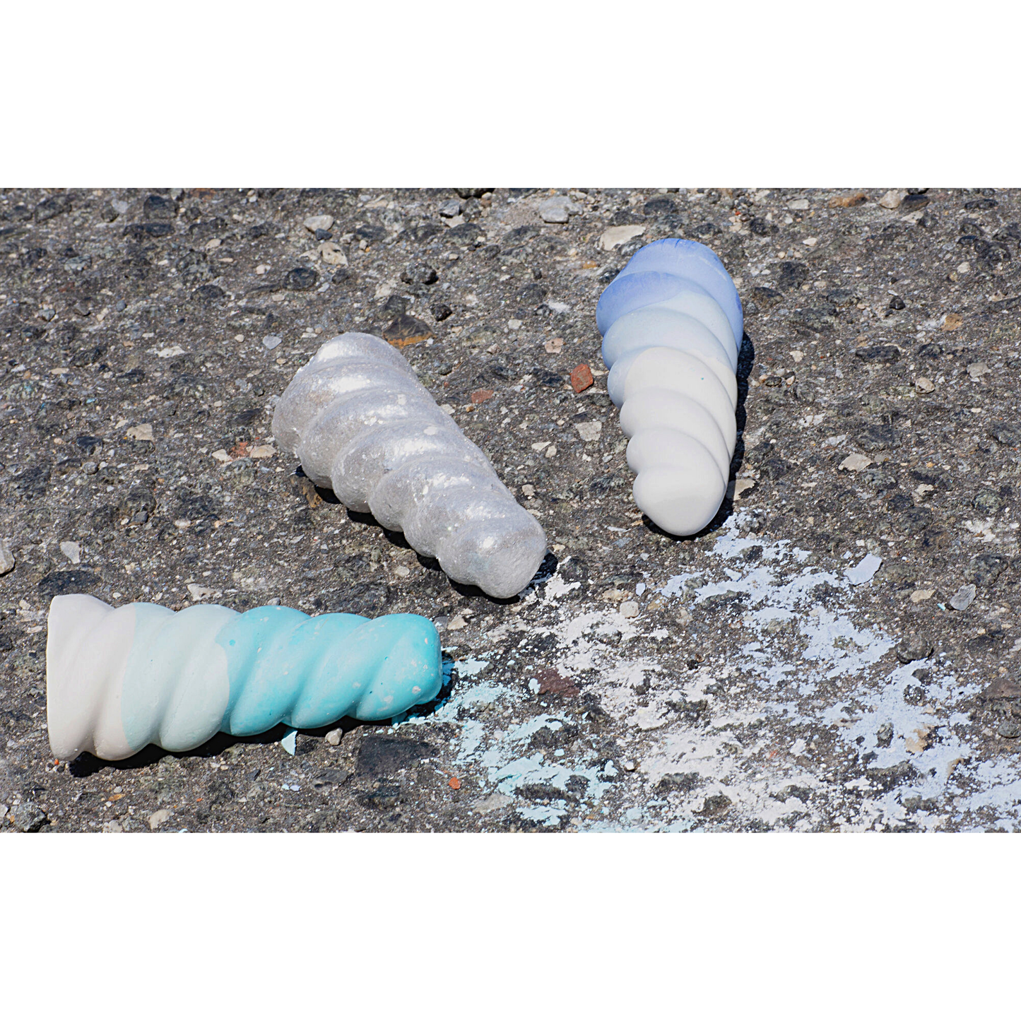 Ombre Narwhal Horn Sidewalk Chalk