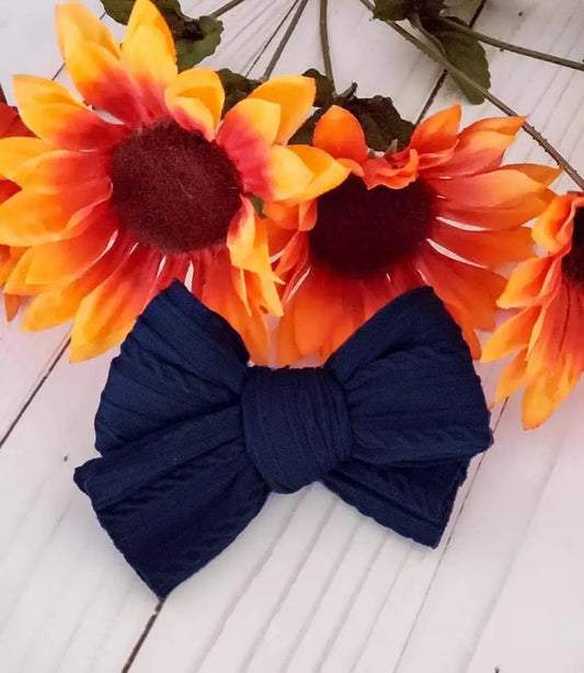 Daisy Bow - Navy