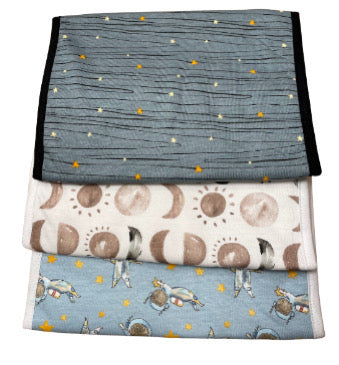 Copper Pearl Single Burp Cloth - Neil