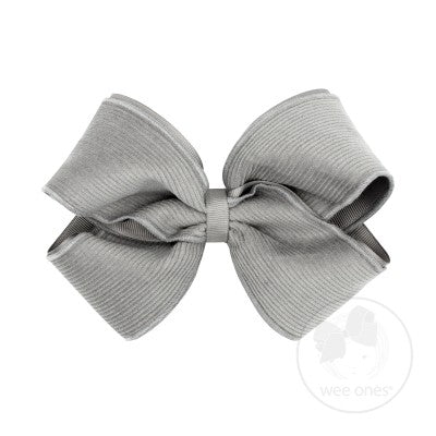 Wee Ones Small King Corduroy Overlay Bow