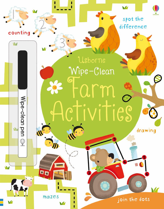 Wipe-Clean: Farm Activities by Usborne