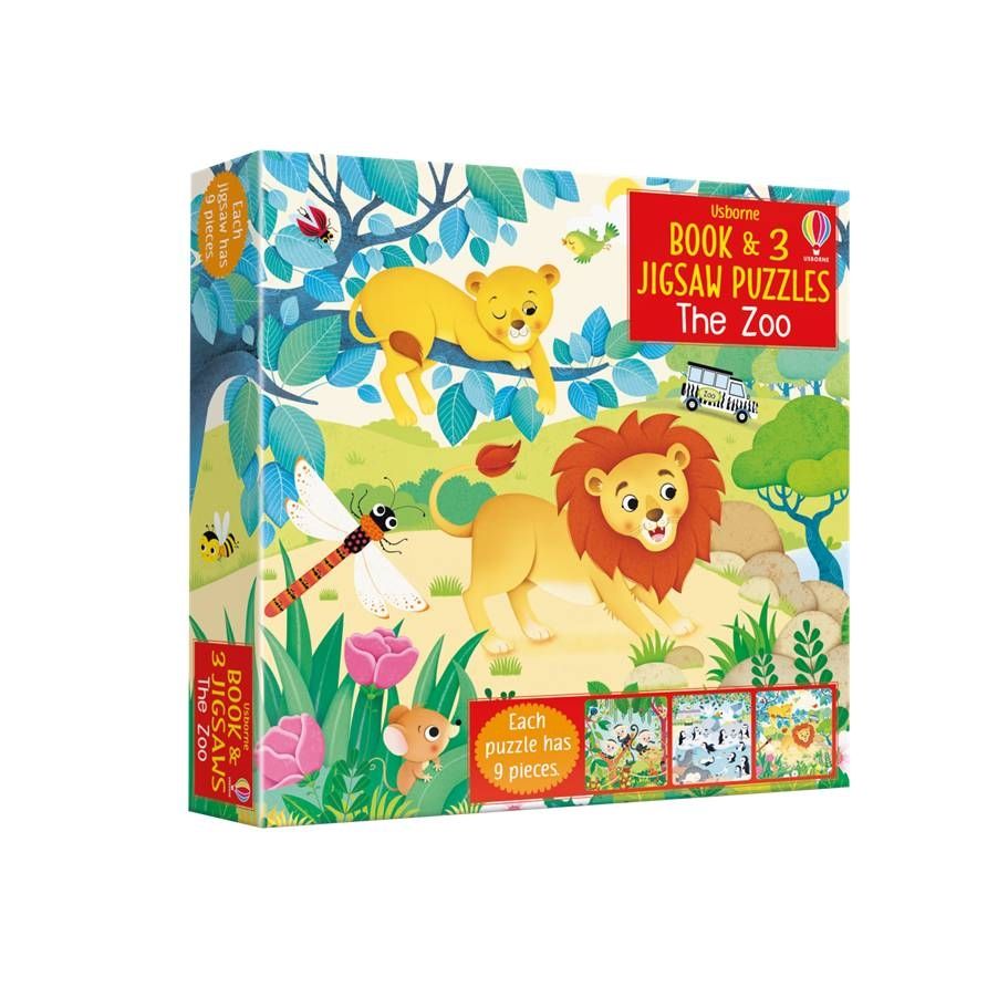 The Zoo Book & Jigsaw Puzzle by Usborne